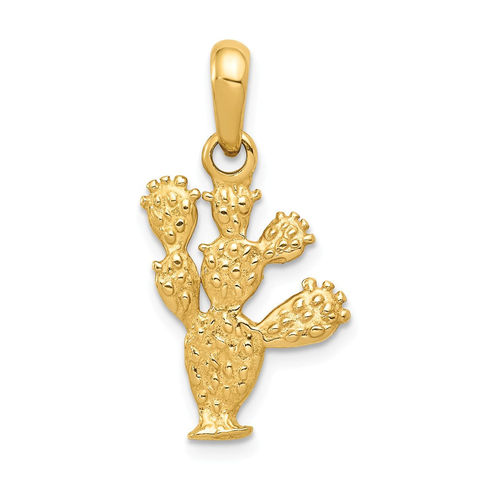 Solid,Polished,3-D,14K Yellow Gold,Textured