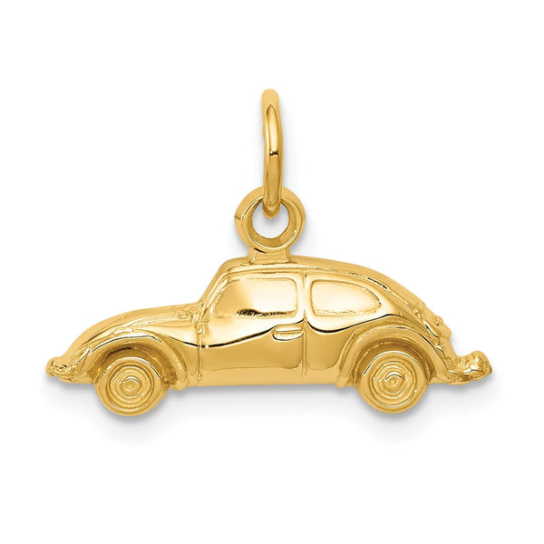 Solid,Casted,Polished,14K Yellow Gold,Open Back