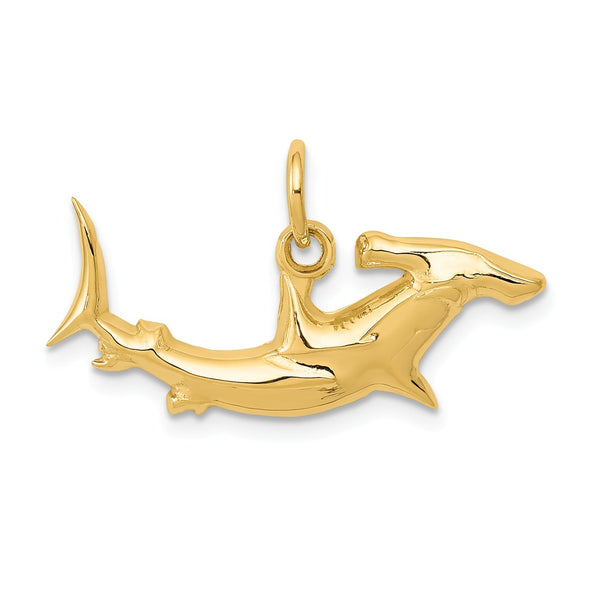 Solid,Casted,Polished,14K Yellow Gold,Open Back