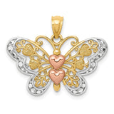 Solid,Diamond Cut,Polished,14K Yellow Gold,Open Back,14K Yellow Gold Rose Gold,Rhodium,Textured,Textured Back