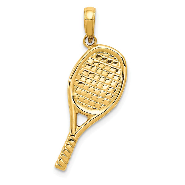Casted,Polished,3-D,14K Yellow Gold