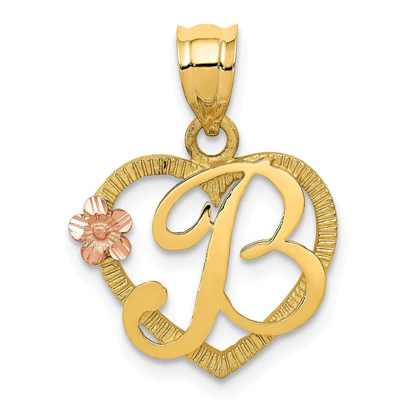 Solid,Casted,Diamond Cut,14K Two-Tone,Textured,Textured Back,Polished & Satin