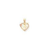 Solid,Casted,Diamond Cut,14K Two-Tone,Textured,Textured Back,Polished & Satin