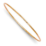Bracelets,Bangle,Gold,Rose,14K,1.5 mm,Polished,8 in,1.5 mm,Semi-Solid,Between $100-$200
