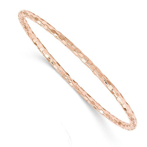 Bracelets,Bangle,Gold,Rose,14K,10 mm,Polished,10 mm,Semi-Solid,Above $600