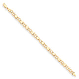 Solid,Polished,14K Yellow Gold,Lobster Clasp