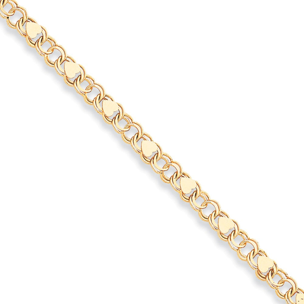 Solid,Polished,14K Yellow Gold,Lobster Clasp