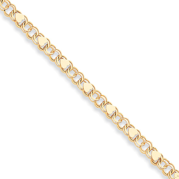 Solid,Polished,14K Yellow Gold,Lobster Clasp