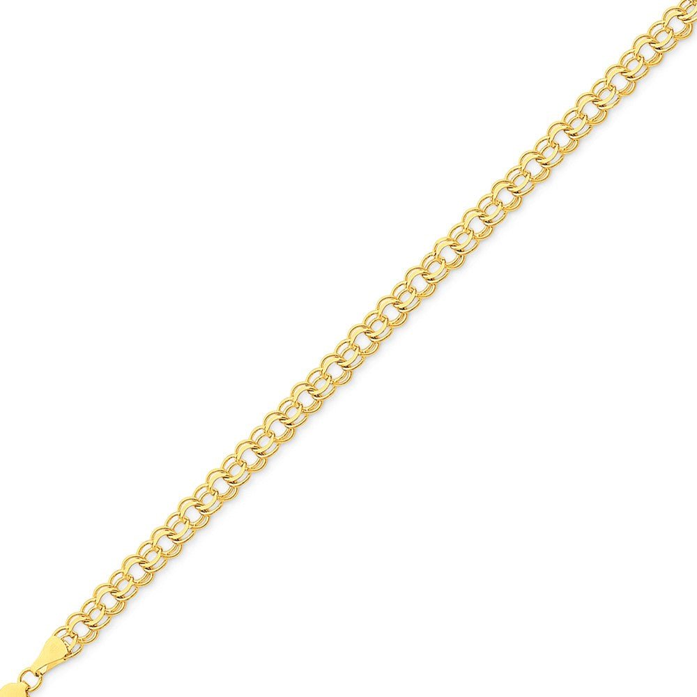 Solid,Polished,14K Yellow Gold,Lobster Clasp