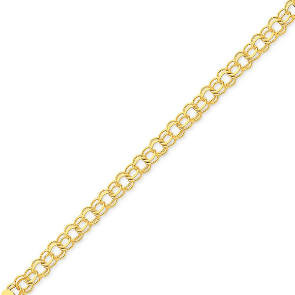 Solid,Polished,14K Yellow Gold,Lobster Clasp