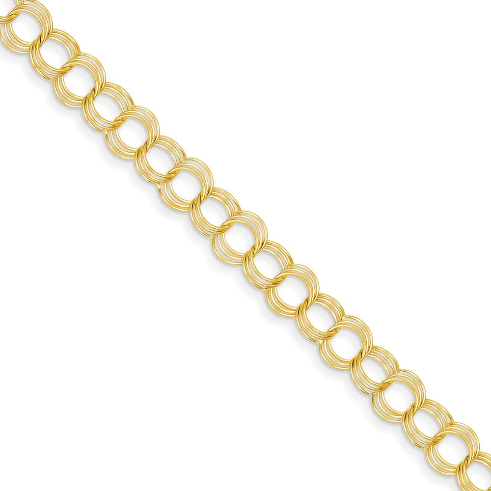 Solid,14K Yellow Gold,Lobster Clasp