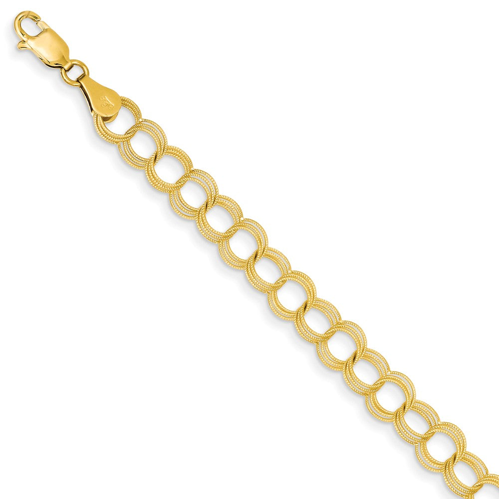Solid,14K Yellow Gold,Lobster Clasp