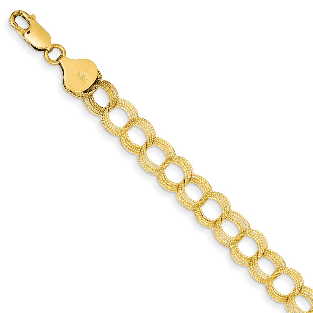 Solid,14K Yellow Gold,Lobster Clasp
