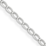 Polished,14K White Gold,Hollow,Fancy Lobster Clasp