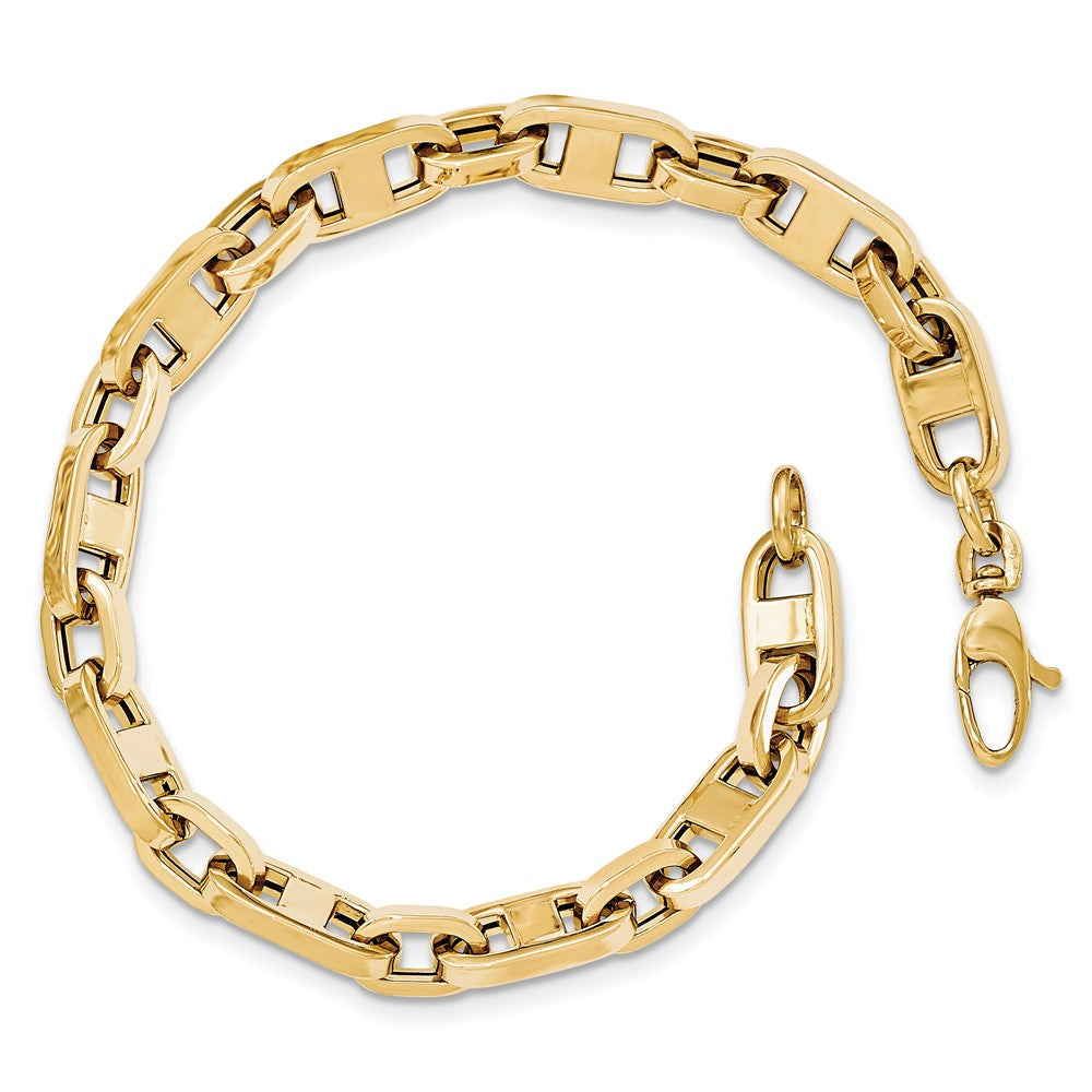 Polished,14K Yellow Gold,Hollow,Fancy Lobster Clasp