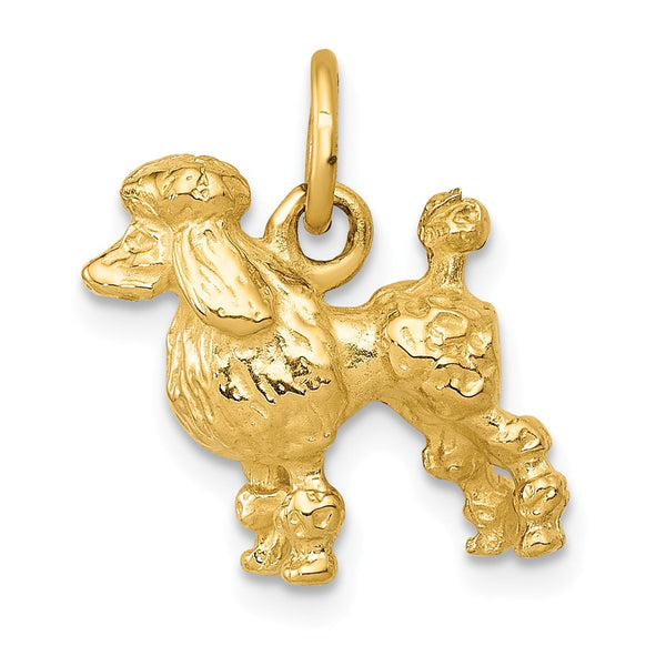 Solid,Polished,3-D,14K Yellow Gold,Textured