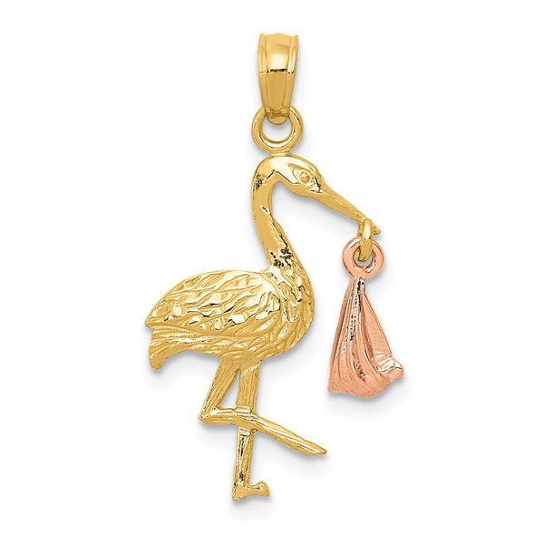 Casted,Polished,14K Two-Tone,Open Back,Textured,Moveable