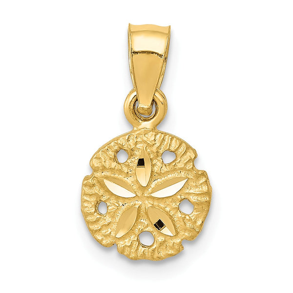 Solid,Diamond Cut,Polished,14K Yellow Gold,Open Back,Textured