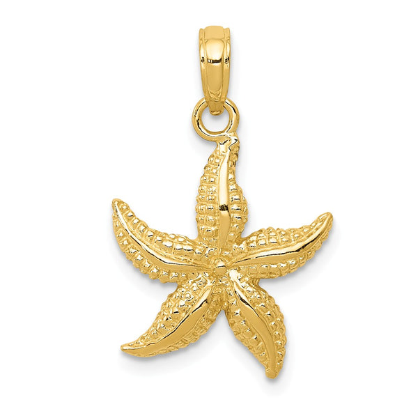 Solid,Casted,Polished,14K Yellow Gold,Open Back,Textured