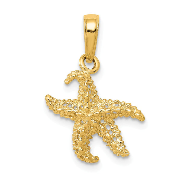Casted,Polished,14K Yellow Gold,Open Back,Textured