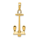 Pendants & Charms,Themed Charm,Gold,Yellow,14K,27 mm,11 mm,Each,Nautical,Between $100-$200