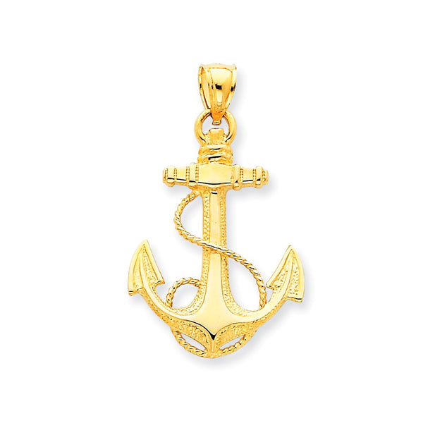 Pendants & Charms,Gold,Yellow,14K,33 mm,20 mm,Each,Nautical,Between $200-$400