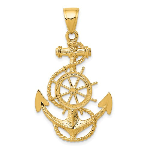 Pendants & Charms,Gold,Yellow,14K,39 mm,24 mm,Each,Nautical,Between $200-$400
