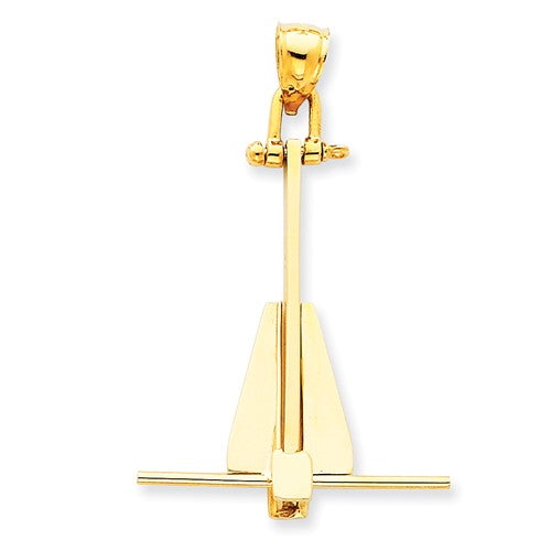 Pendants & Charms,Gold,Yellow,14K,43 mm,27 mm,Each,Nautical,Between $200-$400