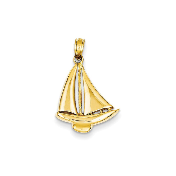 Pendants & Charms,Gold,Yellow,14K,24 mm,16 mm,Each,Nautical,Between $100-$200