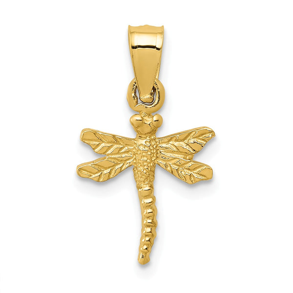 Satin,14K Yellow Gold,Open Back,Textured