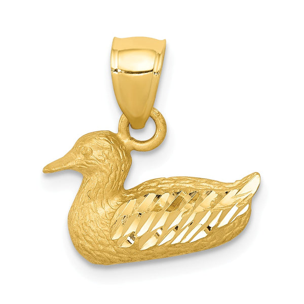 Diamond Cut,Polished,14K Yellow Gold,Open Back