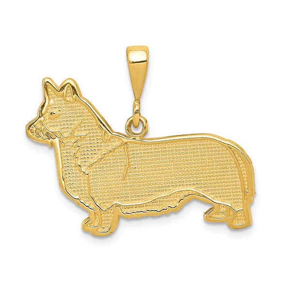 Solid,Polished,14K Yellow Gold,Not Engraveable,Textured,Textured Back