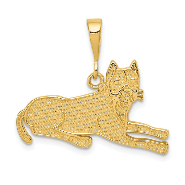 Solid,Casted,Polished,14K Yellow Gold,Textured,Textured Back