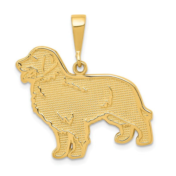 Solid,Casted,Polished,14K Yellow Gold,Textured,Textured Back