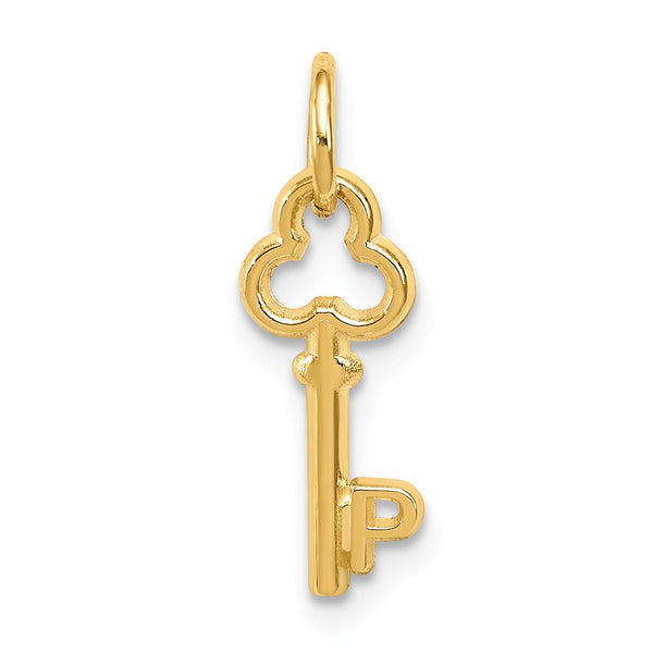 Solid,Casted,Polished,14K Yellow Gold,Flat Back