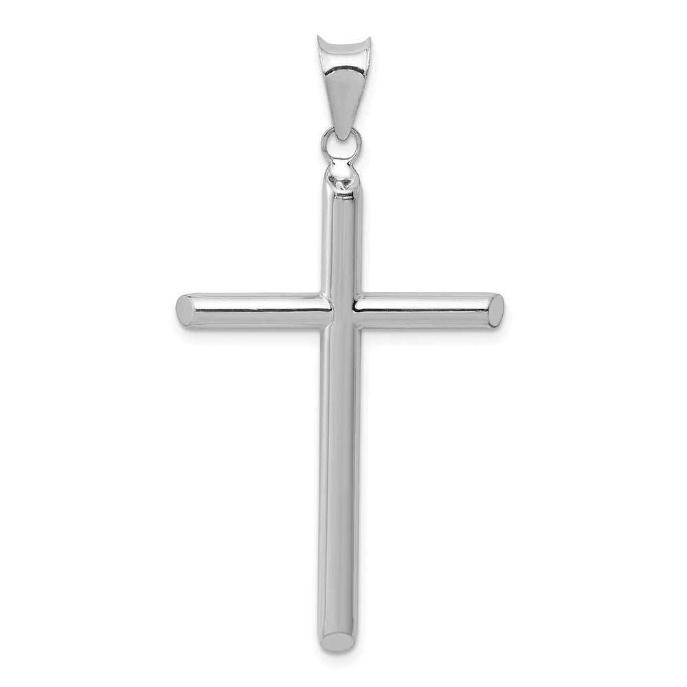 Diamond Cut,Polished,3-D,14K White Gold,Hollow