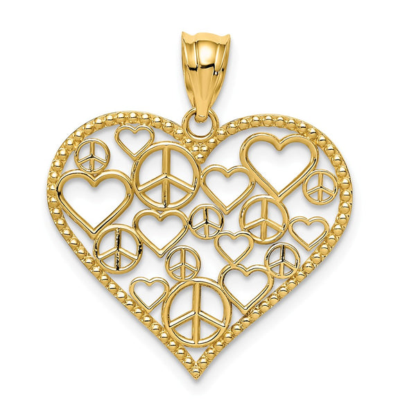 Polished,14K Yellow Gold,Textured