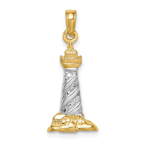 Pendants & Charms,Gold,Two-Tone,14K,23 mm,10 mm,Each,Nautical,Between $100-$200