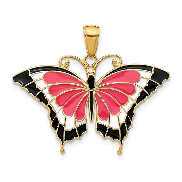 Solid,Polished,14K Yellow Gold,Acrylic,Translucent