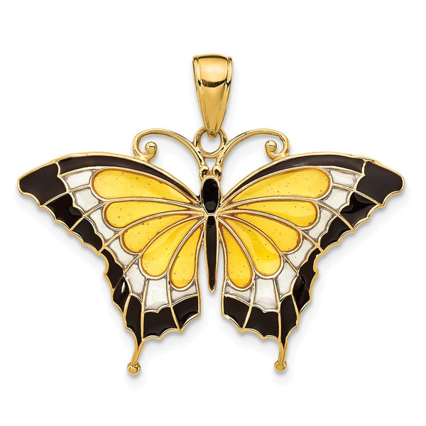 Solid,Polished,14K Yellow Gold,Acrylic,Translucent