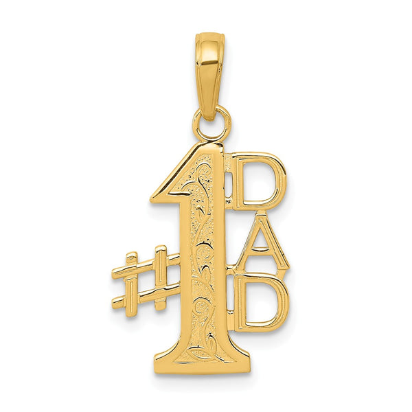 Polished,14K Yellow Gold,Textured
