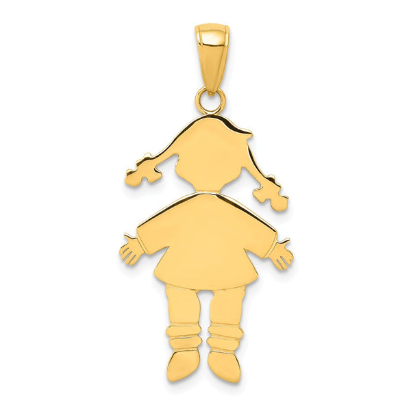 Polished,14K Yellow Gold,Textured