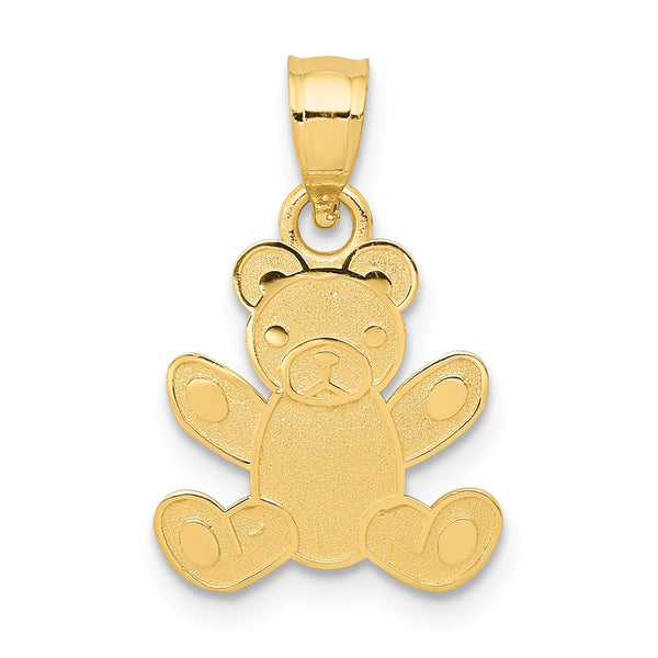 Polished,14K Yellow Gold,Textured,Textured Back