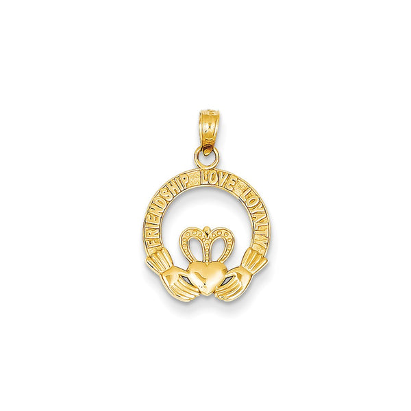Diamond Cut,Polished,14K Yellow Gold,Flat Back,Textured