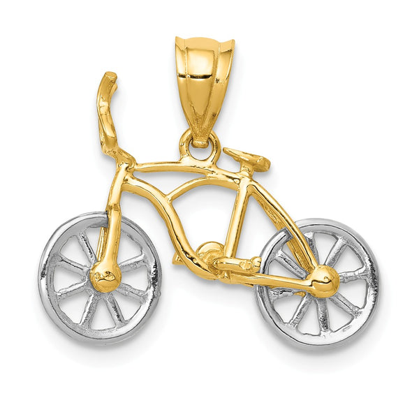 Polished,14K Two-Tone,Moveable