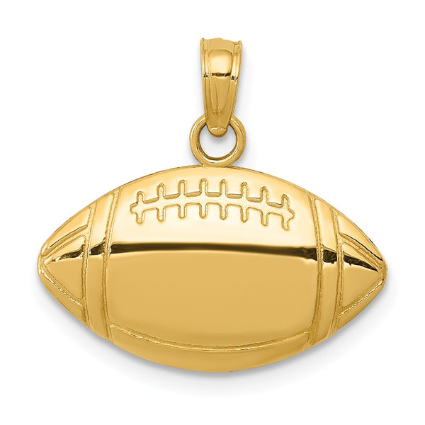 Polished,14K Yellow Gold,Textured Back