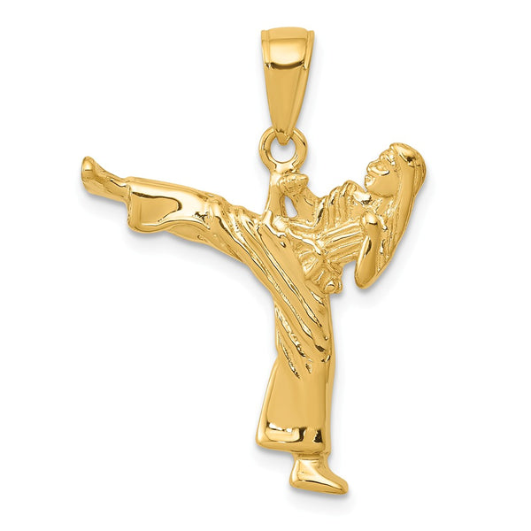 Polished,14K Yellow Gold,Textured,Concave
