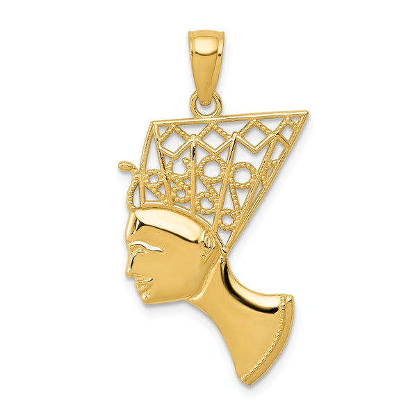 Polished,14K Yellow Gold,Open Back,Filigree,Textured Back