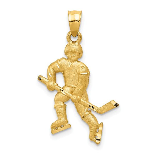 Satin,14K Yellow Gold,Diamond Cut