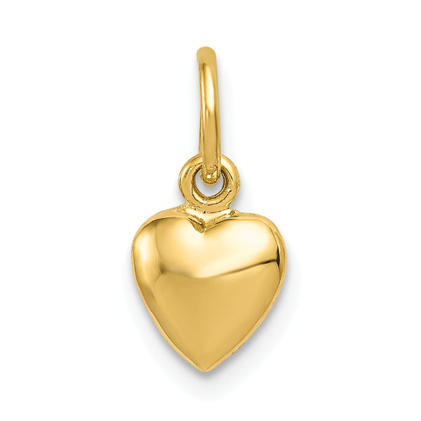 Solid,Casted,Polished,3-D,14K Yellow Gold